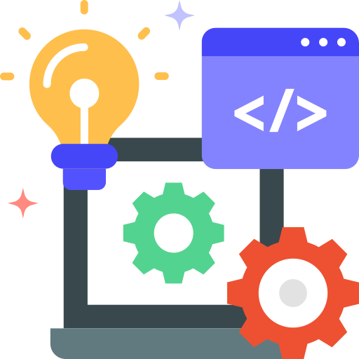 Abstract digital network visualization representing automation